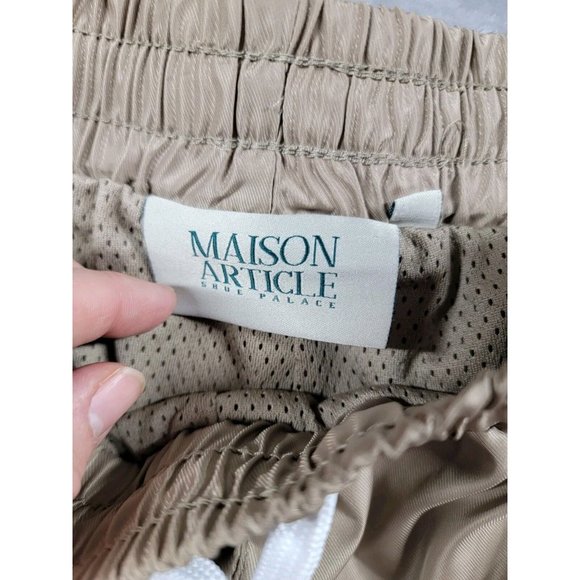 Maison Article Shorts Mens‎ Large Beige Premium, Pockets, Elastic Waist, lined - Picture 5 of 10